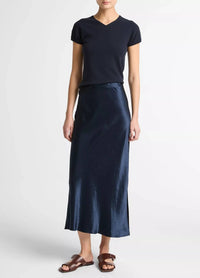 Vince - Side Slit Slip Skirt
