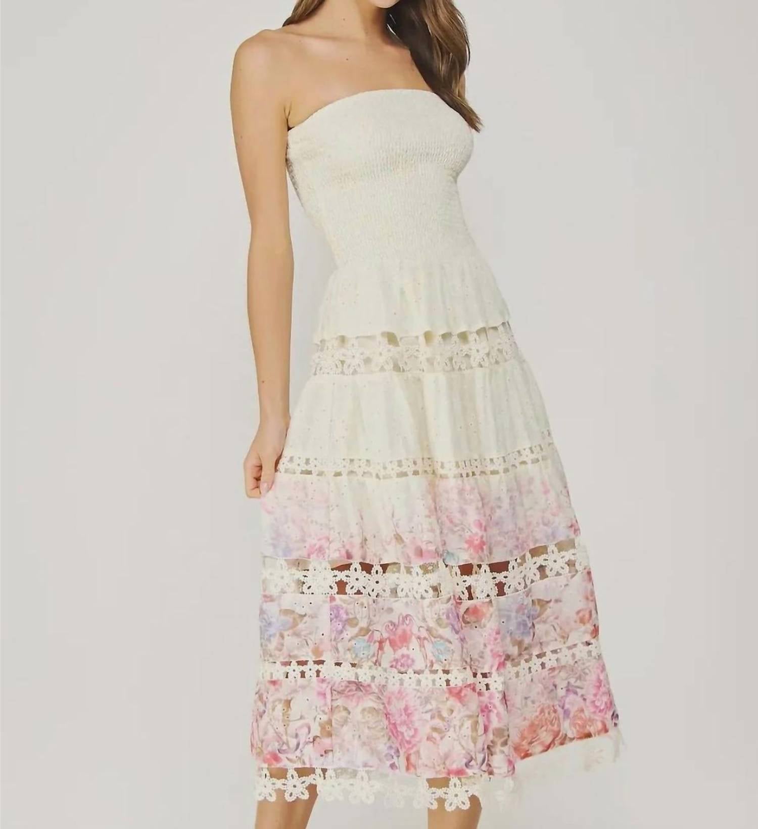 Strut & Bolt - Lena Eyelet Midi Dress