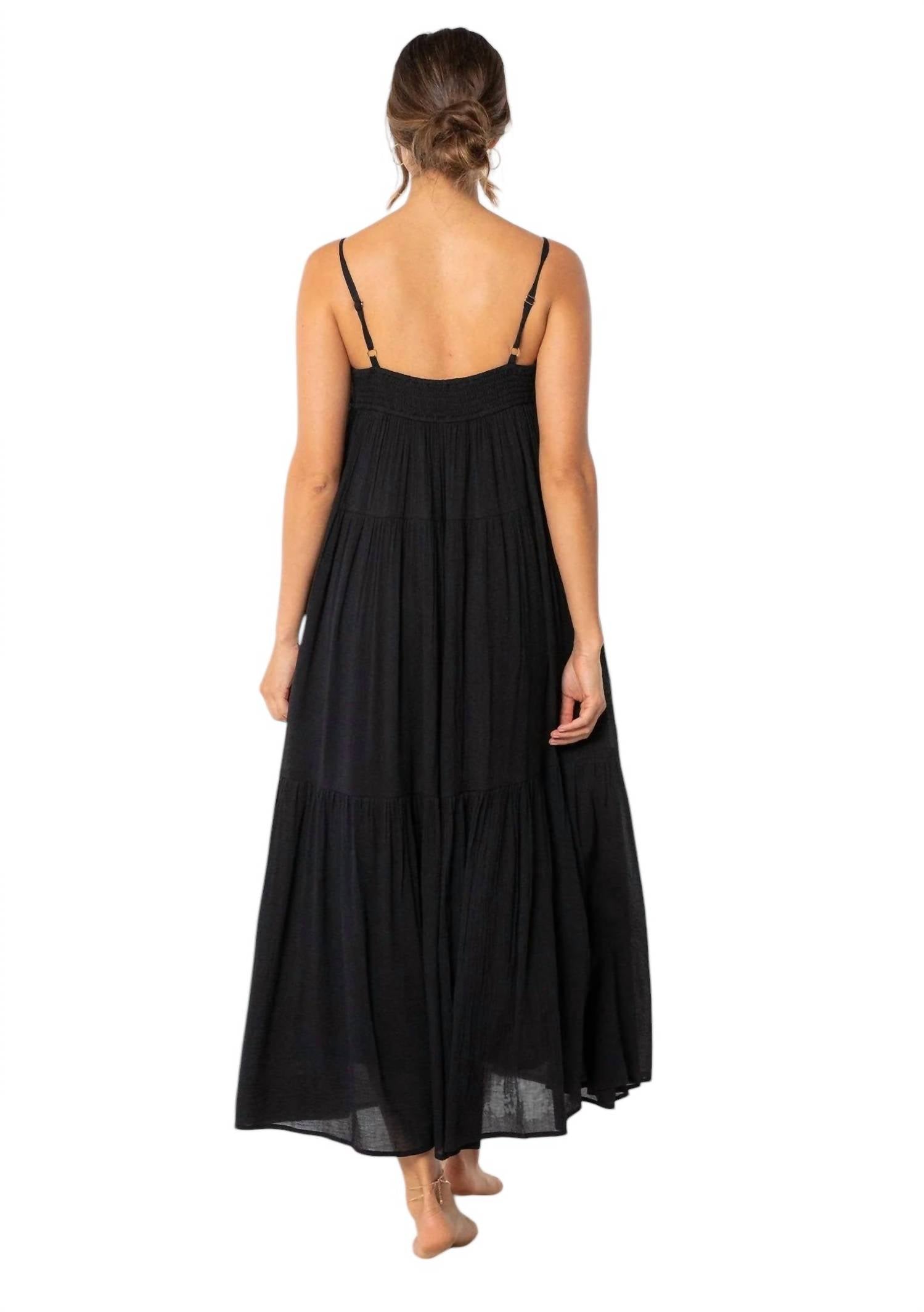 Lovestitch - Bohemian Crochet Tiered Maxi Dress