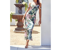 Adelyn Rae - Kastell Off-Shoulder Slip Dress