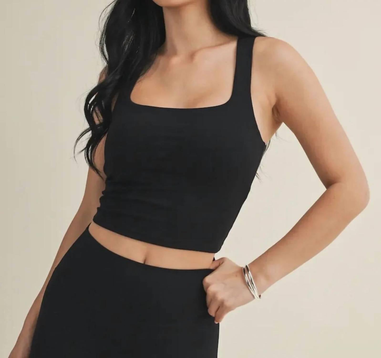 Kimberly C - Wide Strap Tank Top