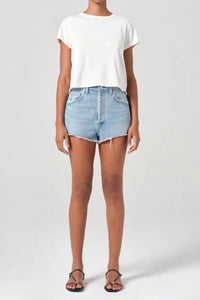 AGOLDE Ridley Short in capture - women's shorts