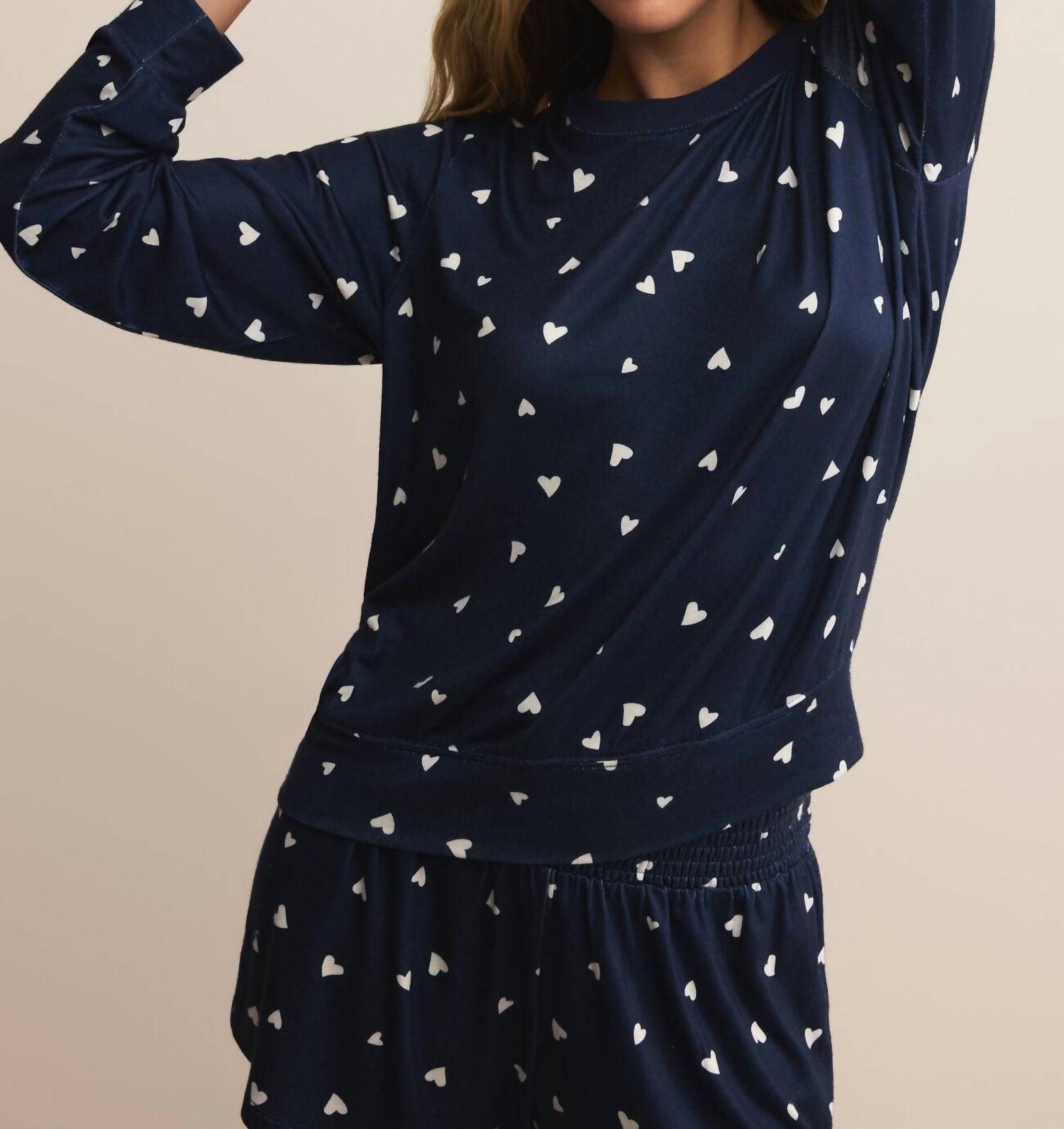Z Supply - Classic Heart Eclipse Long Sleeves Top