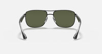 Ray Ban - Square Medium Polarized Sunglasses Rb3533 - 002 - 9a