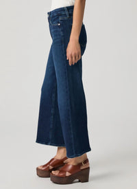 Paige Anessa Wide Leg Jeans in overdrive - women's jeans - detail view
