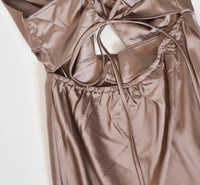 Endless Blu. - Women's Strappy Cross Tie Dress