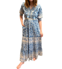Sal Rosa - High Tea V Neck Maxi Dress