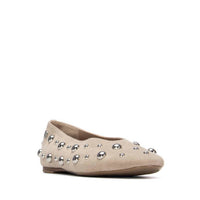 Xti Women's Microfiber Shoes in taupe - women's flats - view 4