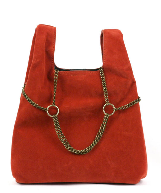 Street Level - Women's Tote With Chain Detail Bag