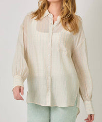 Mystree - Oversized Button Up Shirt
