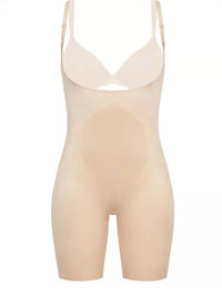 Spanx - Women's Thinstincts Open-bust Mid-thigh Bodysuit