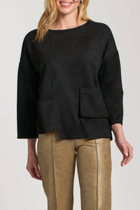 Apny - Vegan Leather Pull Over