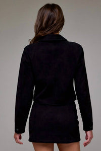 Hidden - Luxe Faux Suede Jacket