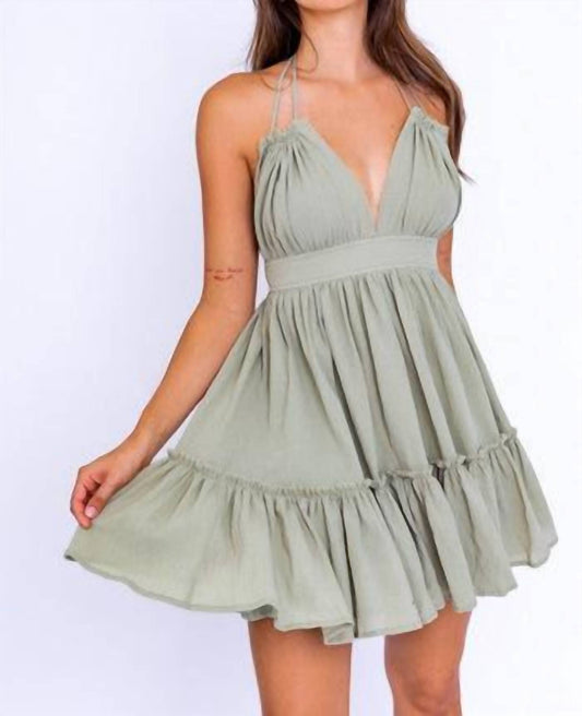 Le Lis - Harvest Breeze Babydoll Mini Dress