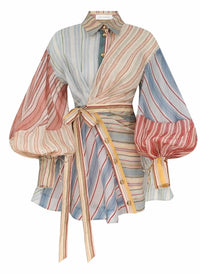 Zimmermann - Rebellion Striped Mini Dress