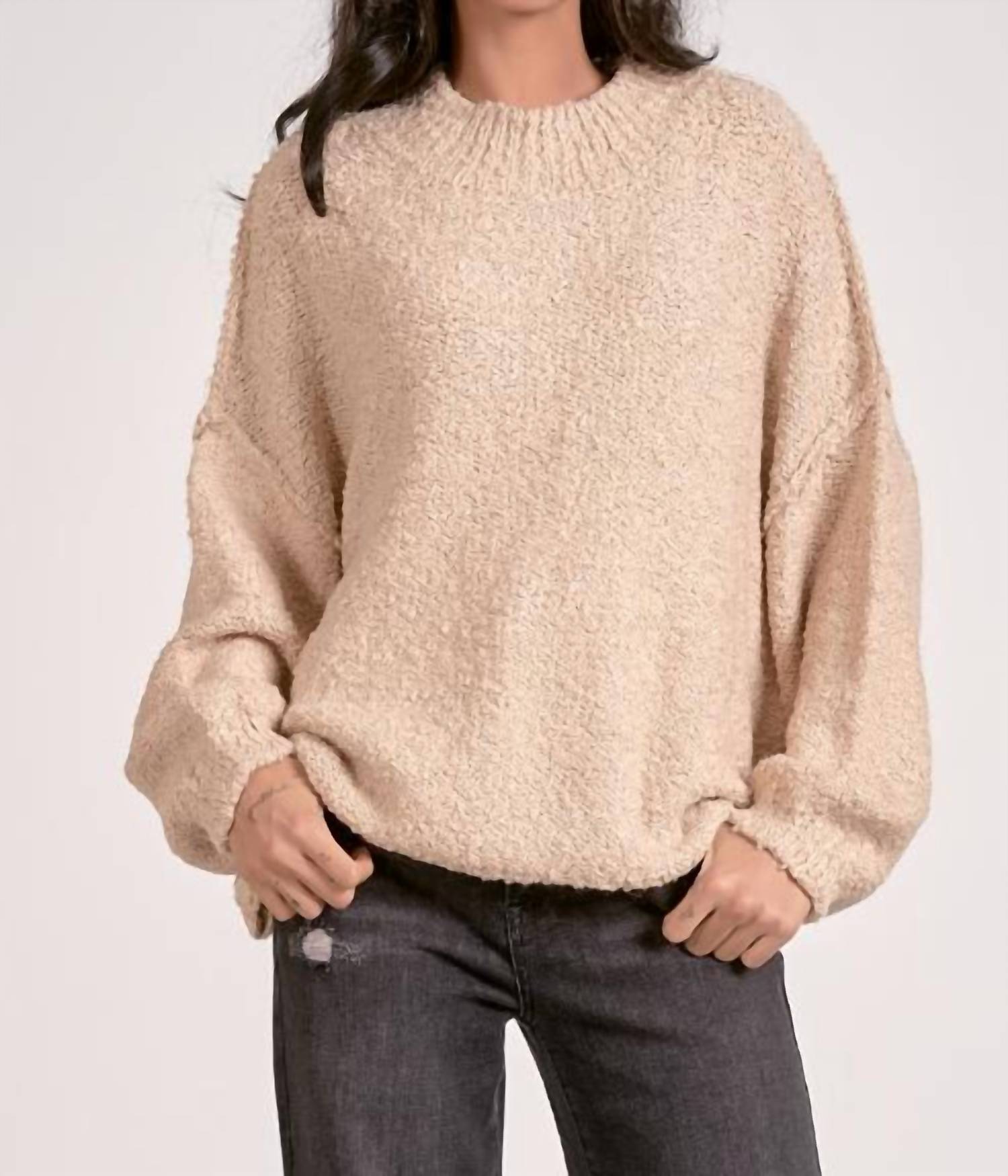Elan - Crewneck Boucle Sweater
