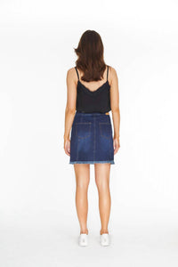 Slimsation By Multiples - Jean Fringe Hem Skorts