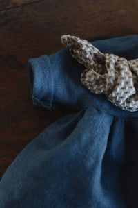 Woolgrass Farm - Ruthie The Rabbit With Bluebird Smock Dress