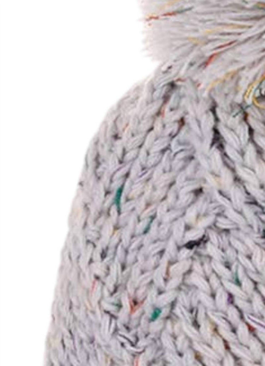 42Pops - Women's Speckled Pom Pom Beanie