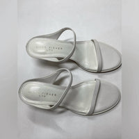 Marc Fisher - Women's Alonde Leather Heeled Slide Sandal