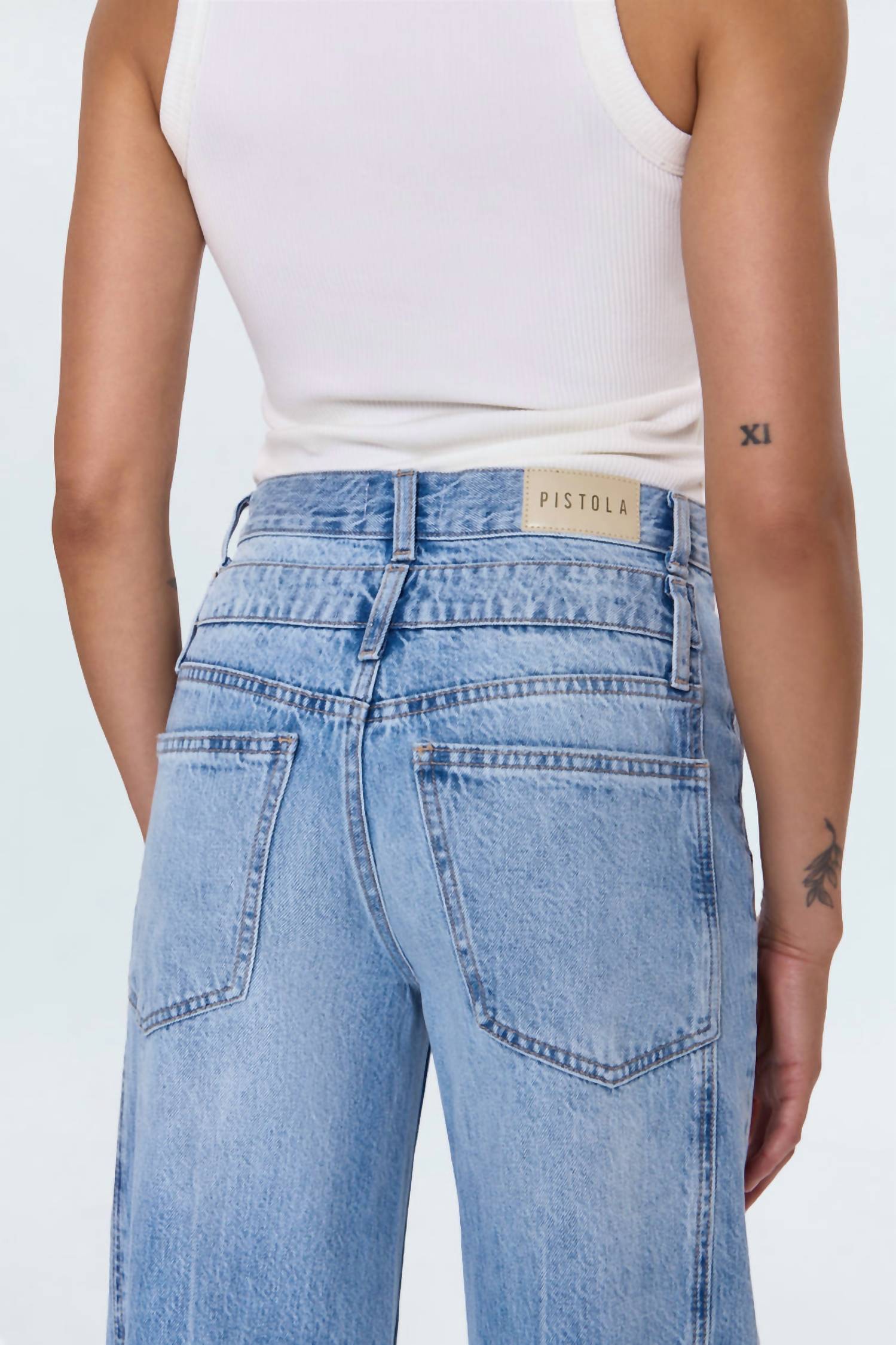 Pistola - Caleb High Rise Stacked Waist Jeans