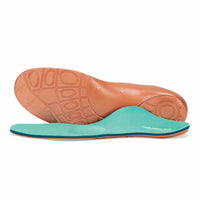 Aetrex Men's Premium Insole in orange blue - men's sneaker - detail view