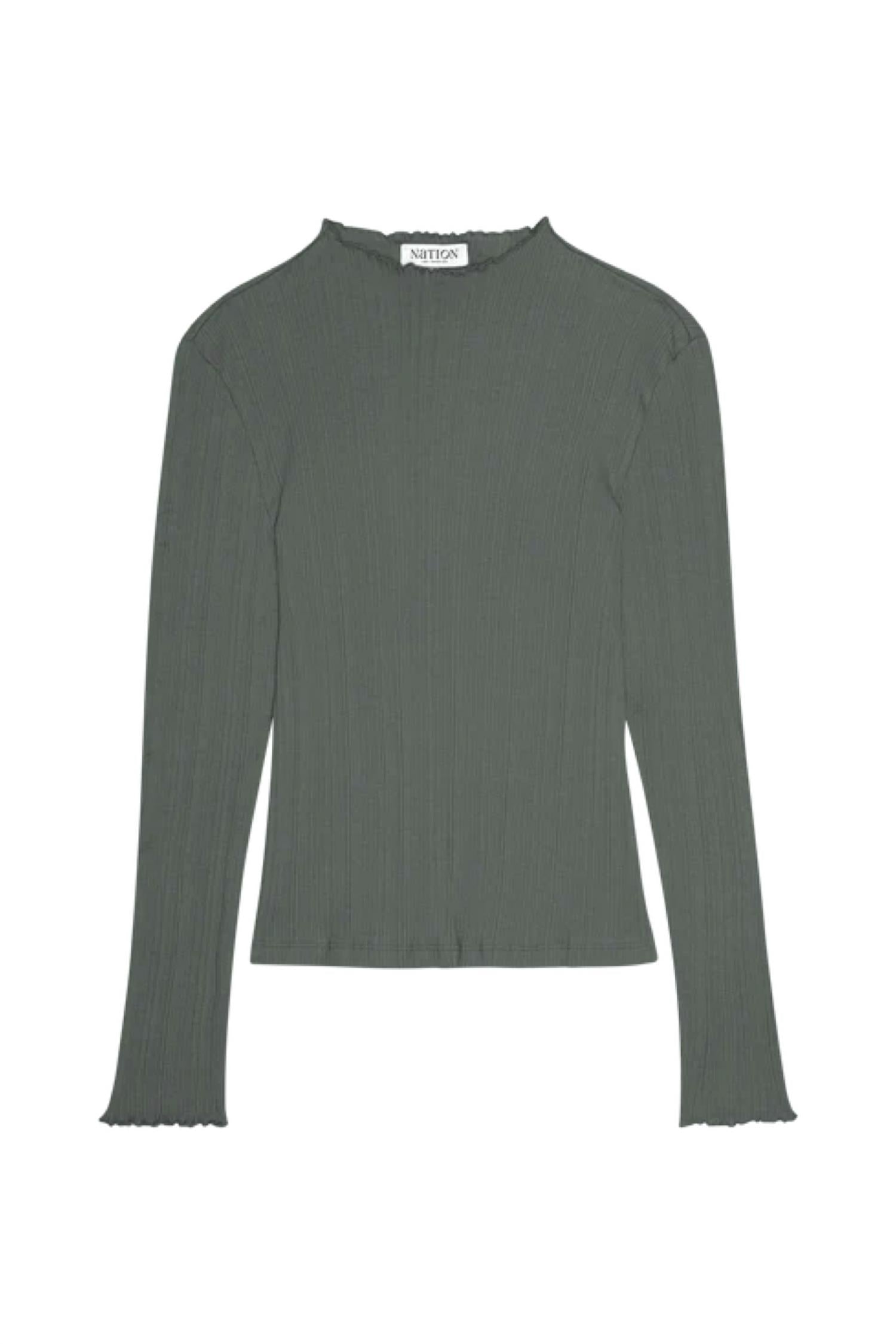 Nation Ltd - Brenna Mock Neck Top