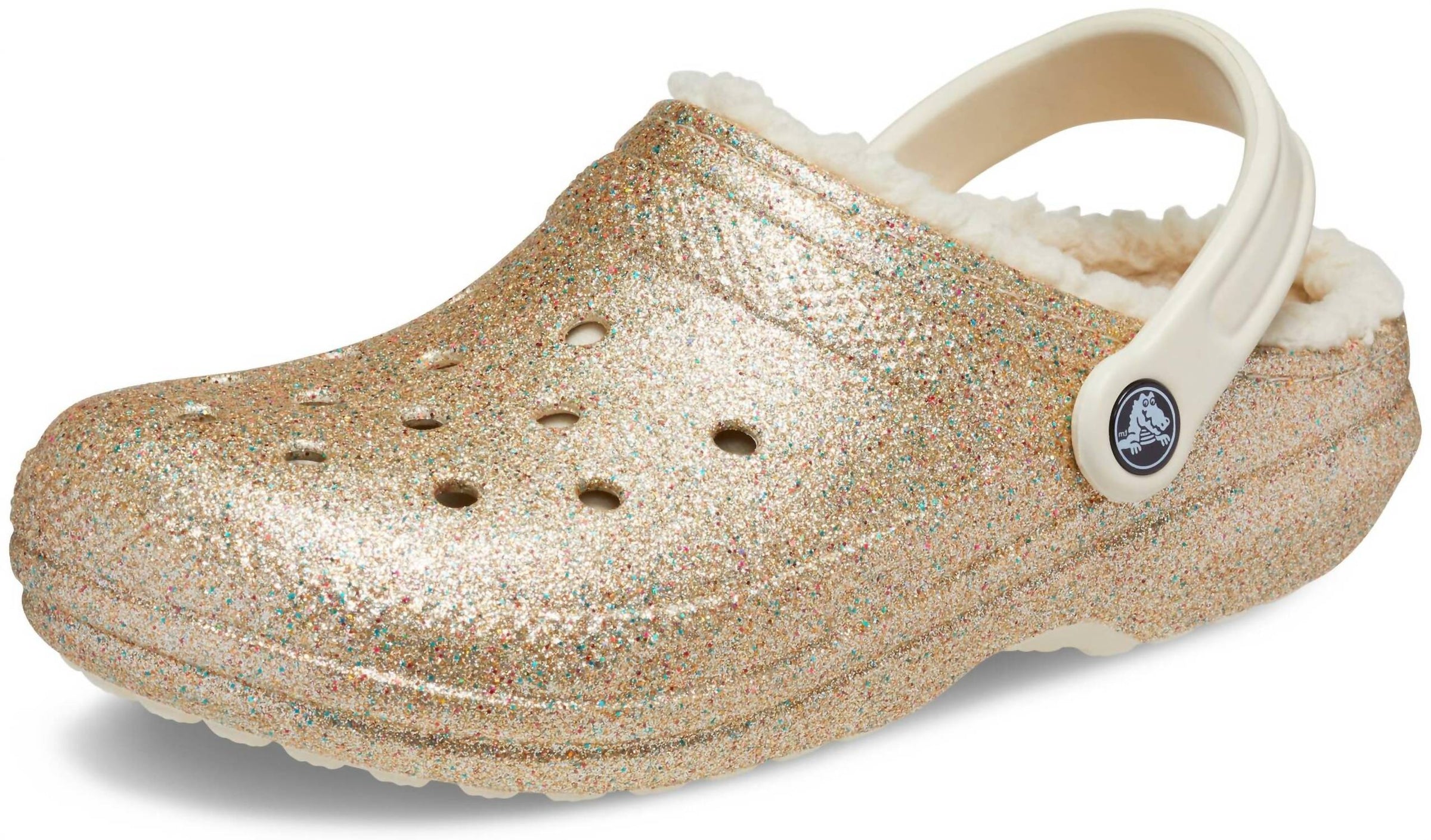Crocs - Men's Classic Lined Glitter Clog Shoes