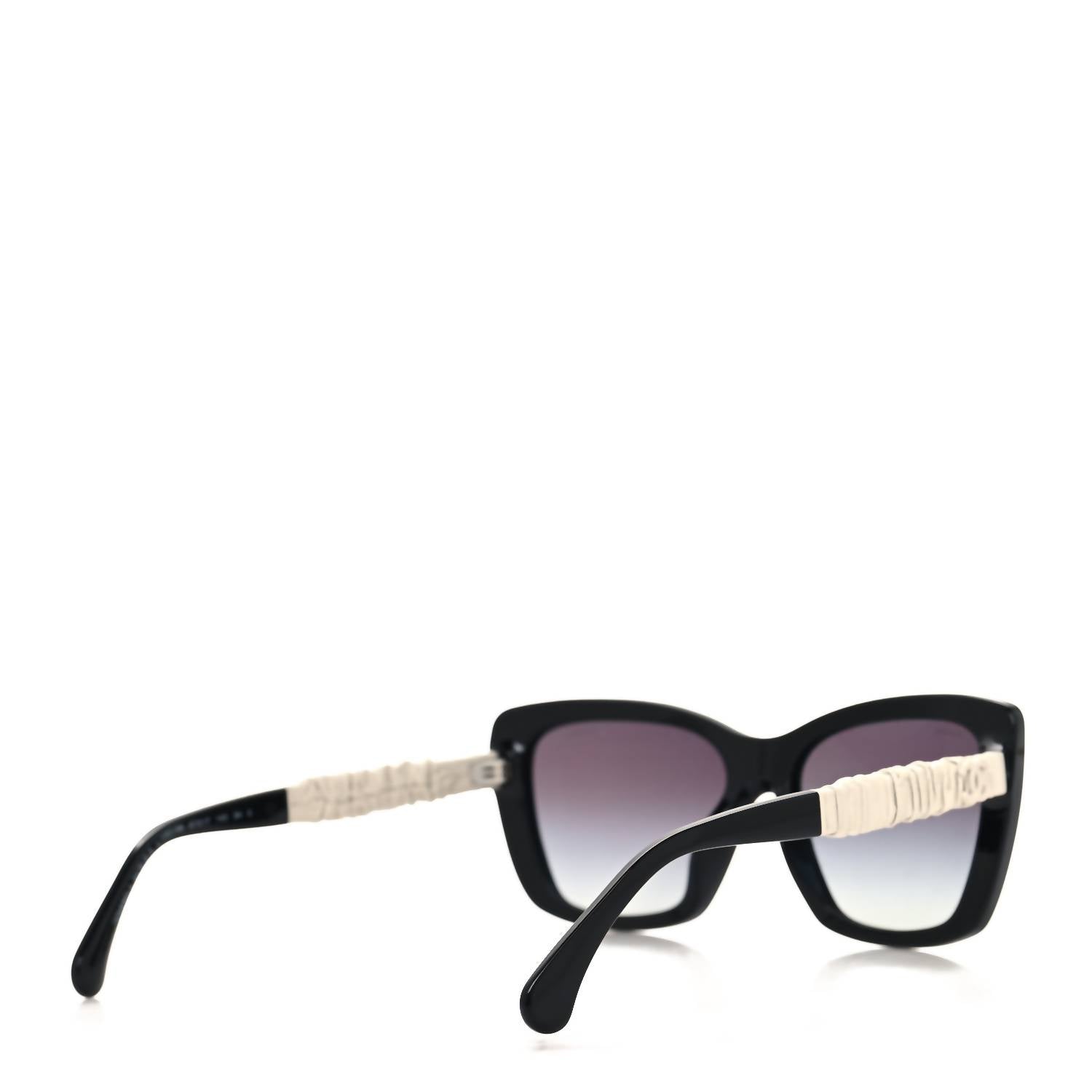 Chanel - Acetate Calfskin Non Polarized Sunglasses 5476qa - 1082s6
