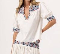 sundays MATILDA TOP in white - women's t-shirt