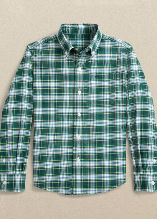 Southern Tide - Boy's Gordon Tartan Skipjack Sport Shirt