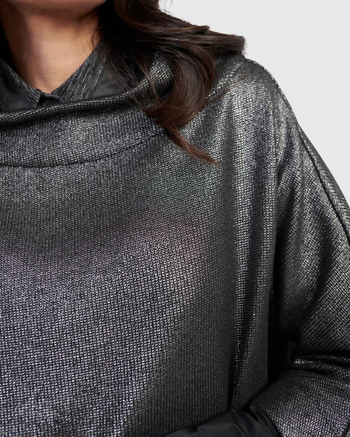 ALEMBIKA Roxy Pullover Top in silver - women's blouse - view 8