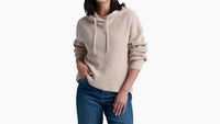 KUHL Fireside Sweater Hoody in natural - women's top