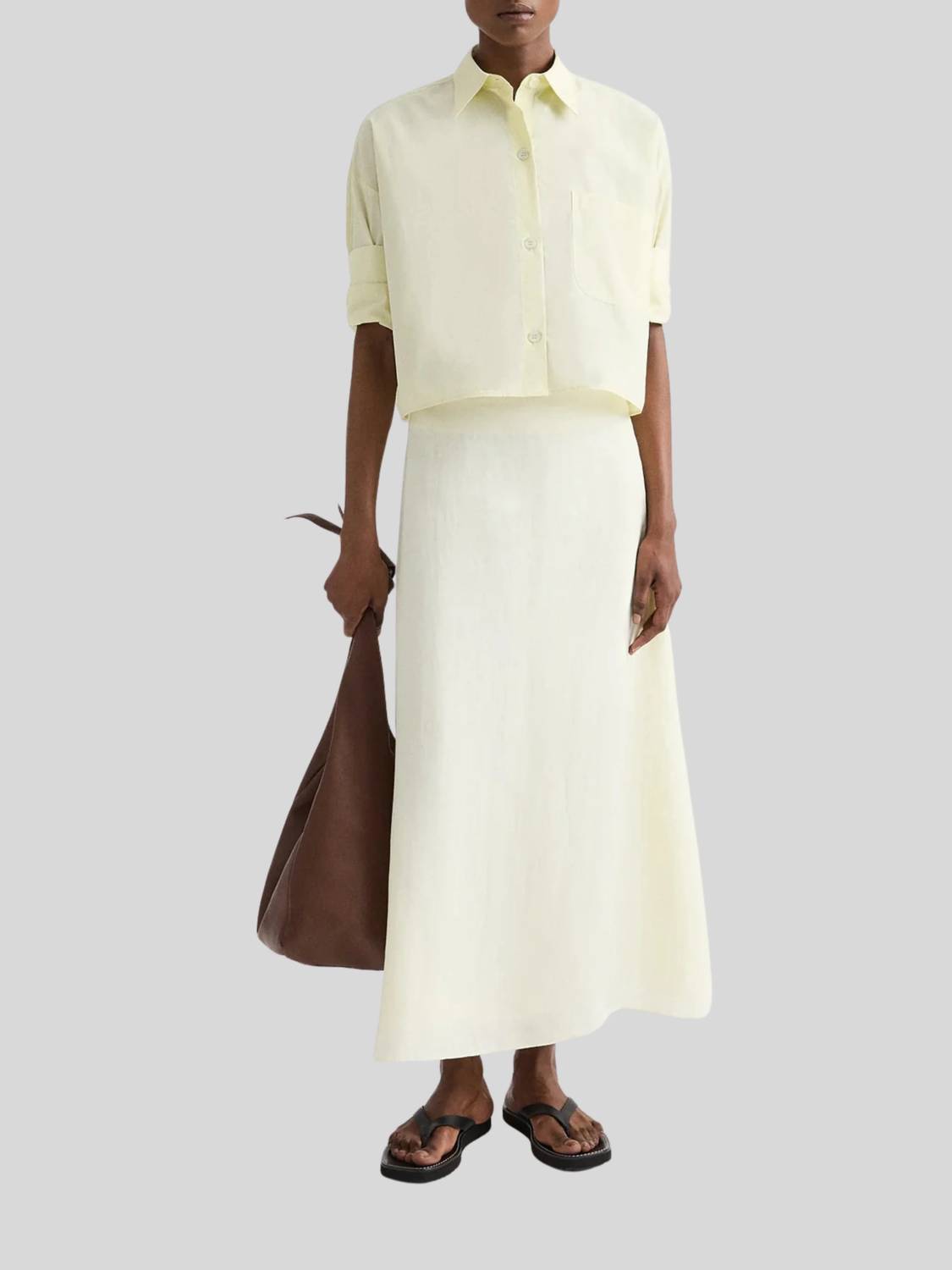 Twp - A Line Midi Skirt