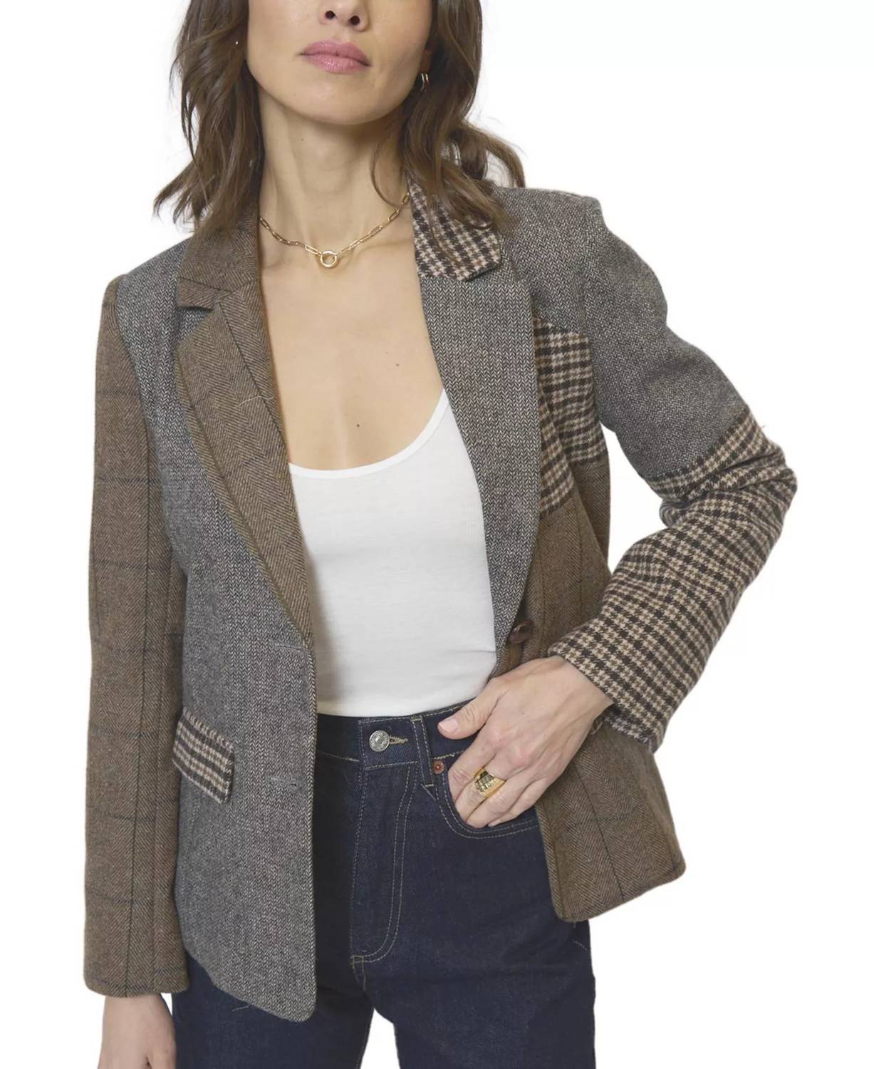 Central Park West - Women's Raven Patchwork Riding Jacket