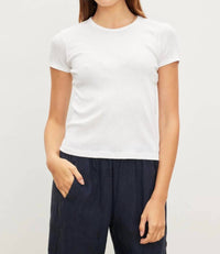 Velvet By Graham & Spencer - Brenny Ribbed Crewneck Top