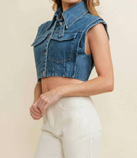 Cloud Ten - Women's Canyon Cutoff Button Up Vest