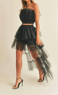 Mable - Audrey Tulle Tube Top
