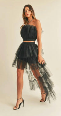 Mable - Audrey Tulle Tube Top