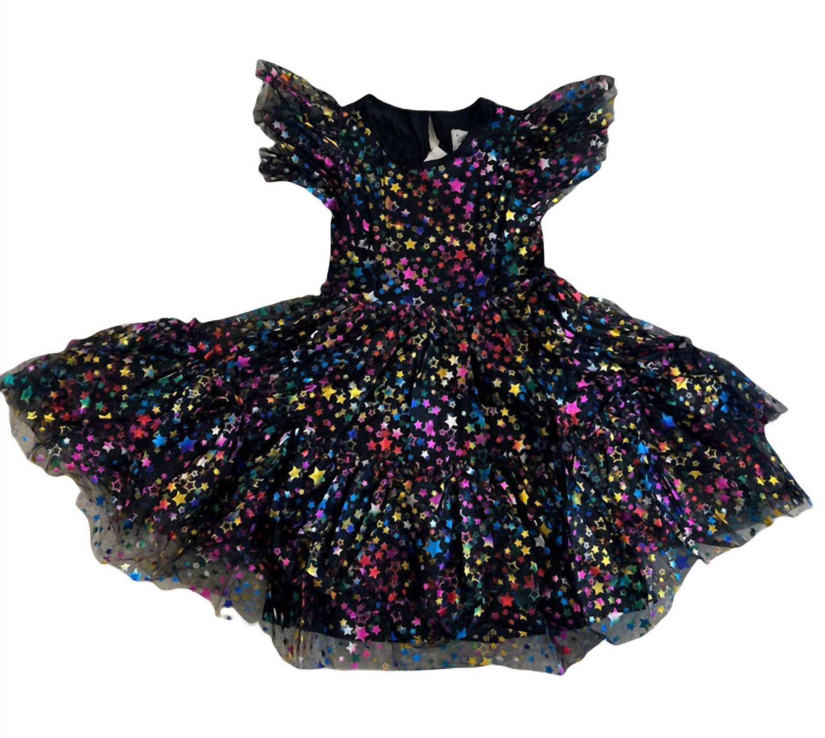 Lola + The Boys - Shining Rainbow Star Tulle Dress