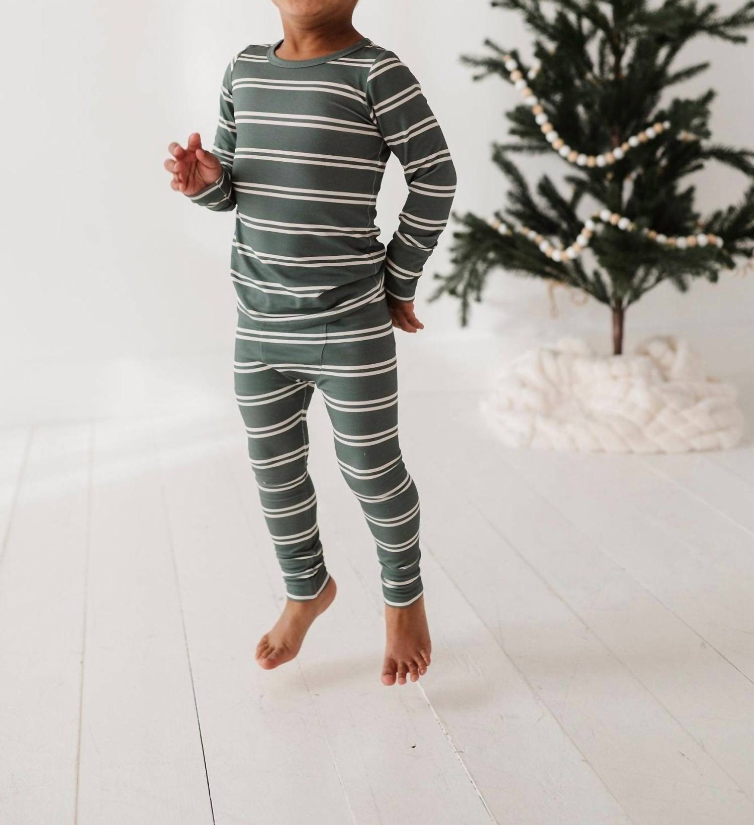 Babysprouts - Kid's Pine Stripe Long Sleeve Lounge Set