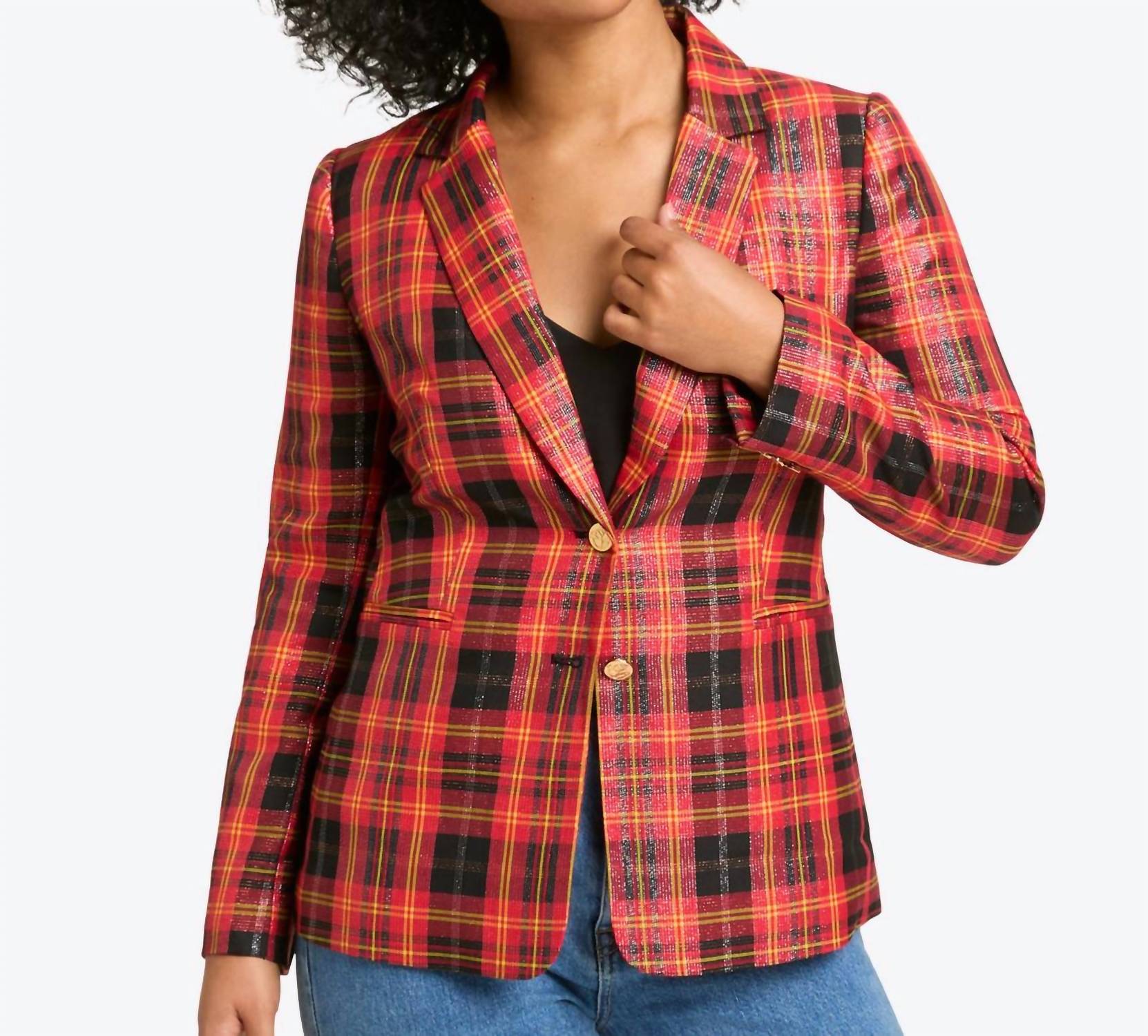 Blazer in Caroline Shimmer