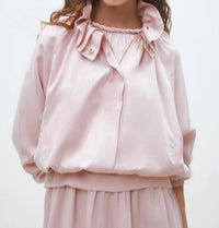 Suncoo - Dorian Short Satin Jacket