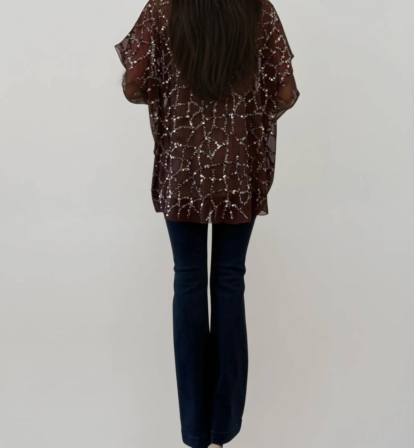 Malibu Road - Celeste Sequin Mesh Jacket