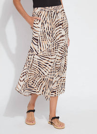 Lysse - Packable Pleated Printed Skirt
