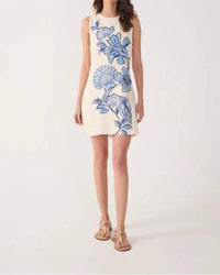 Dress To - Ocean Flower Back Ties Mini Dress