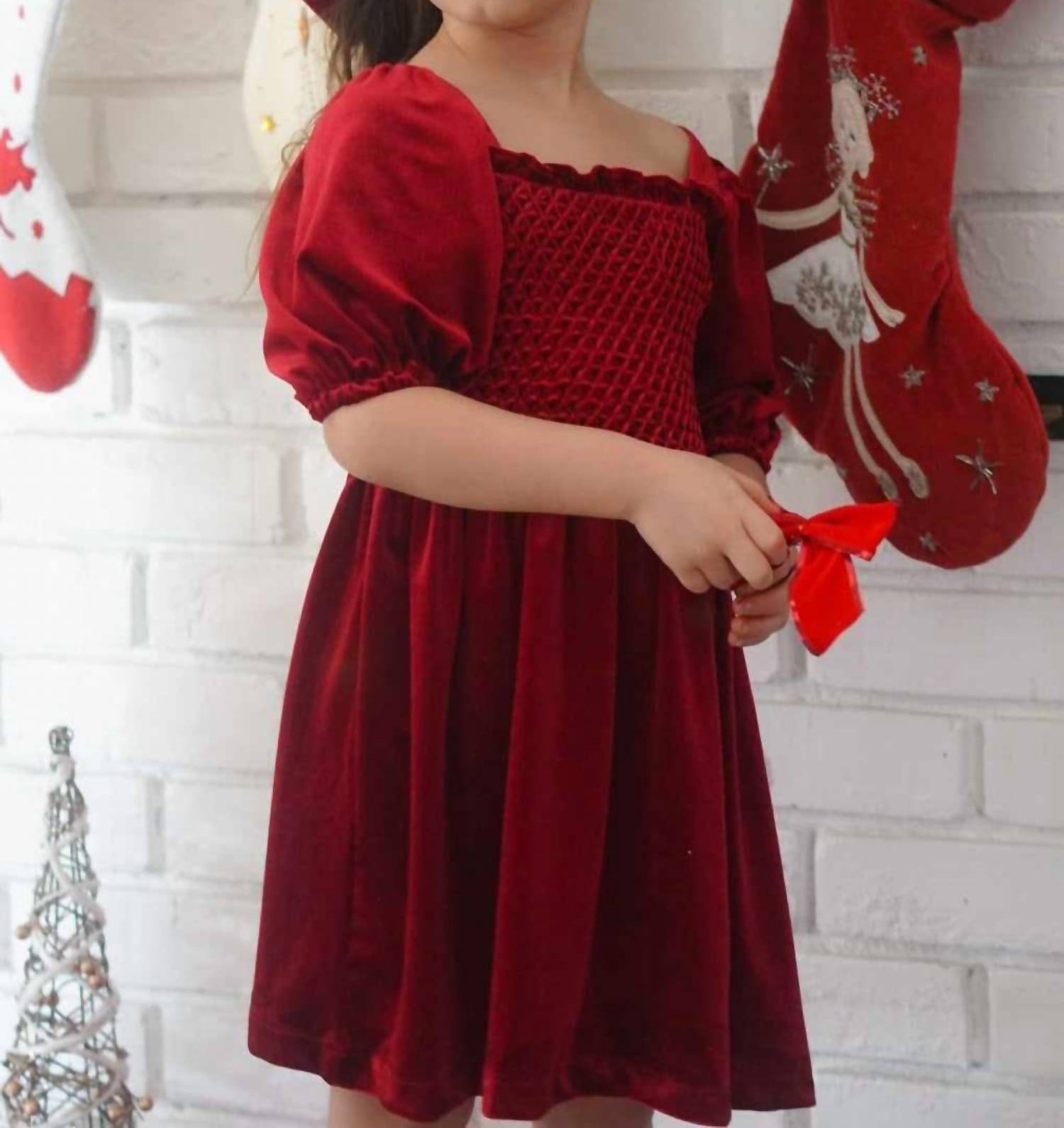Little Grey - Hand Smocked Dress
