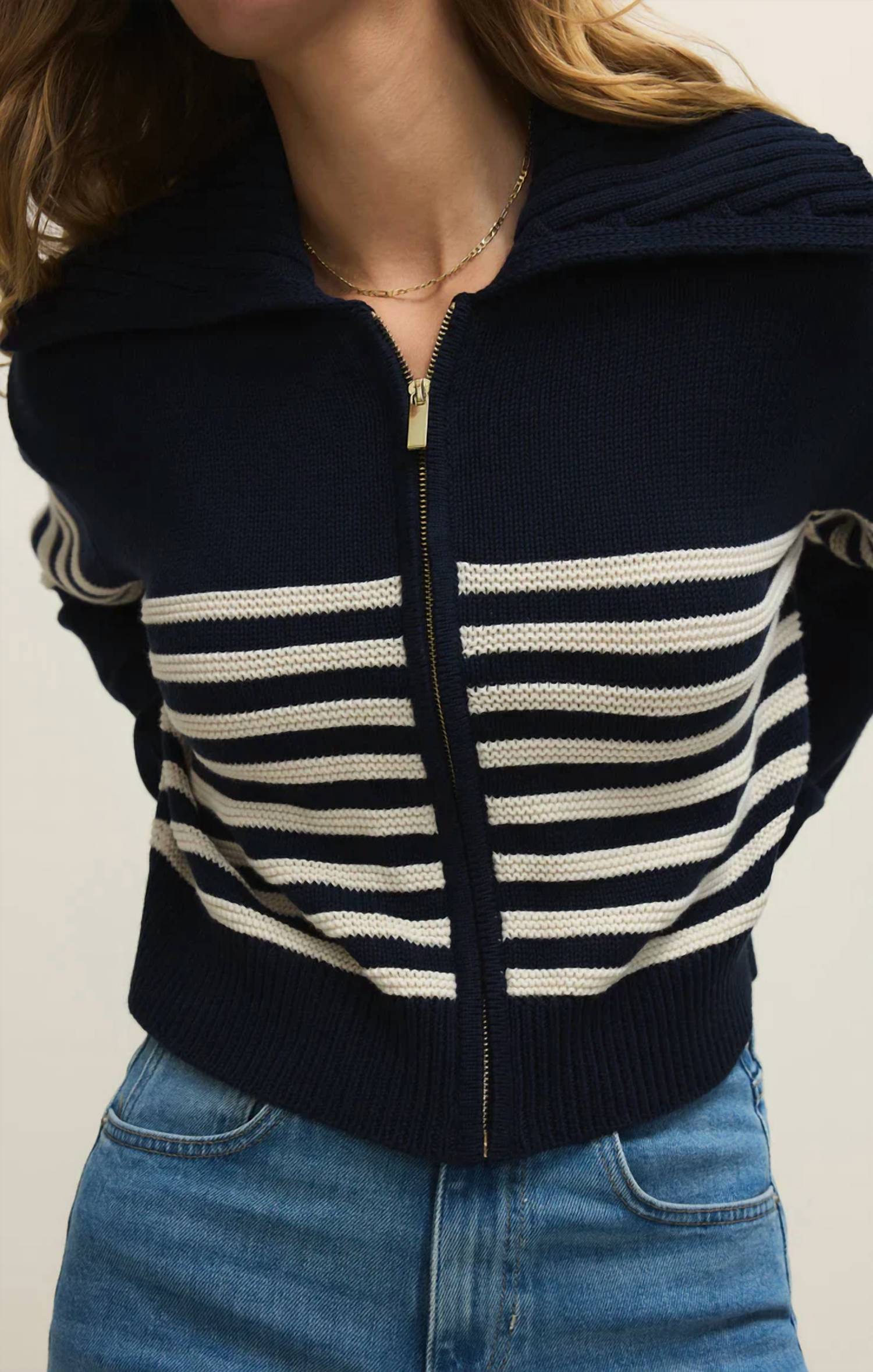 Z Supply - Kovac Cropped Sweater Jacket
