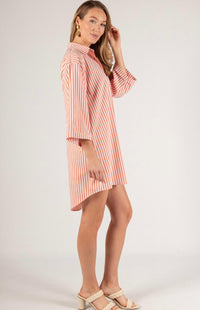 Before You Collection - Simone Striped Shirt Dress