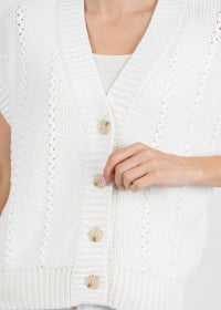 Repeat Cashmere - Cable Detail Cardigan